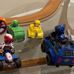 Paw Patrol characters and vehicles